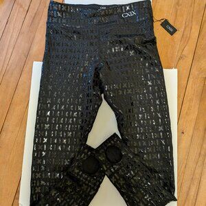 NWT CXIX Gecko Grip Leggings with Grippy Waistband Black XL